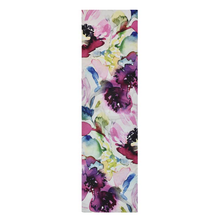 Martinque Watercolor Bloemen Zijde Sjaal voor wholesale door Dupatta Designs