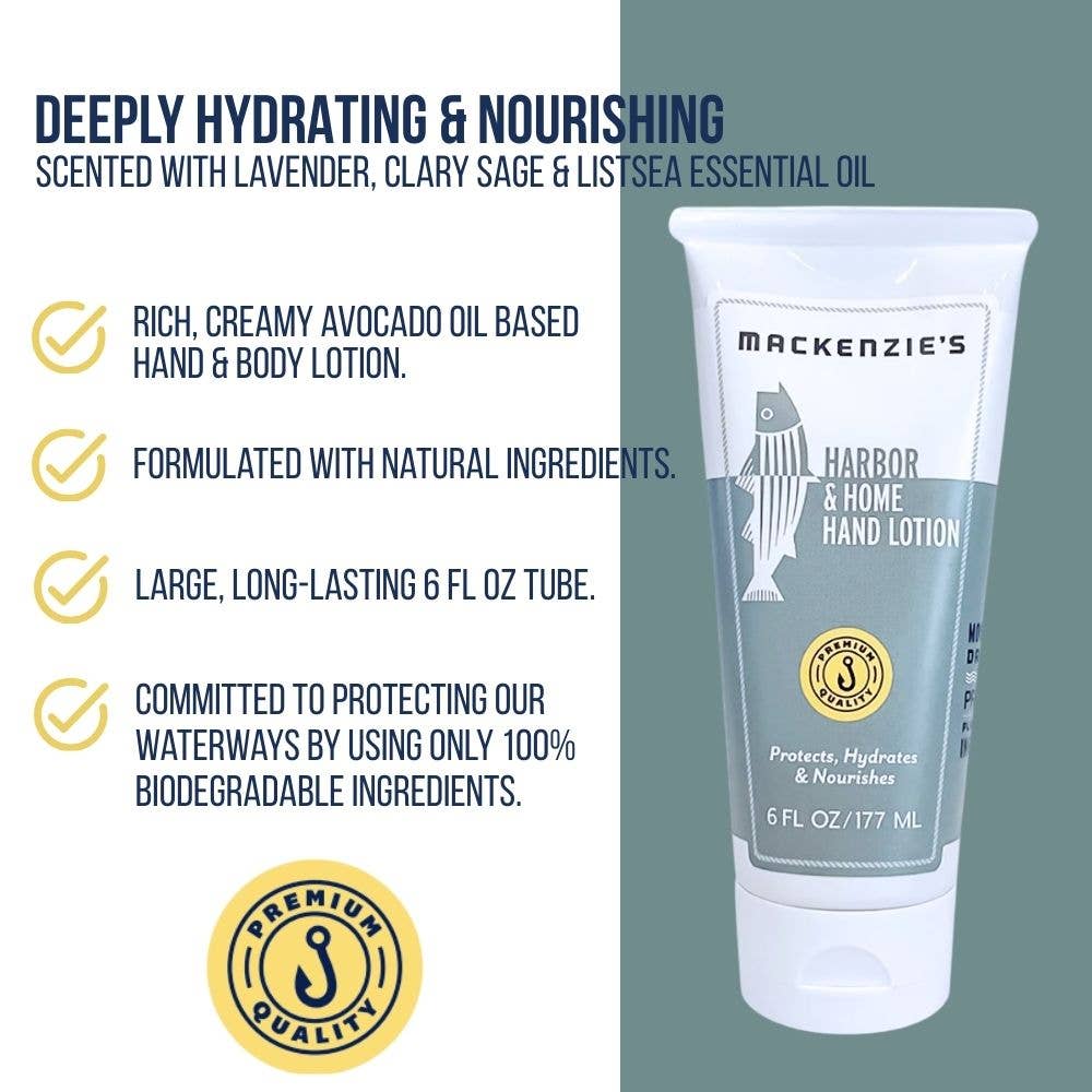 MacKenzie's Fisherman - Wholesale Hand Cream/Lotion - Harbor & Home Hand Lotion- 6 fl oz (12 qty)3