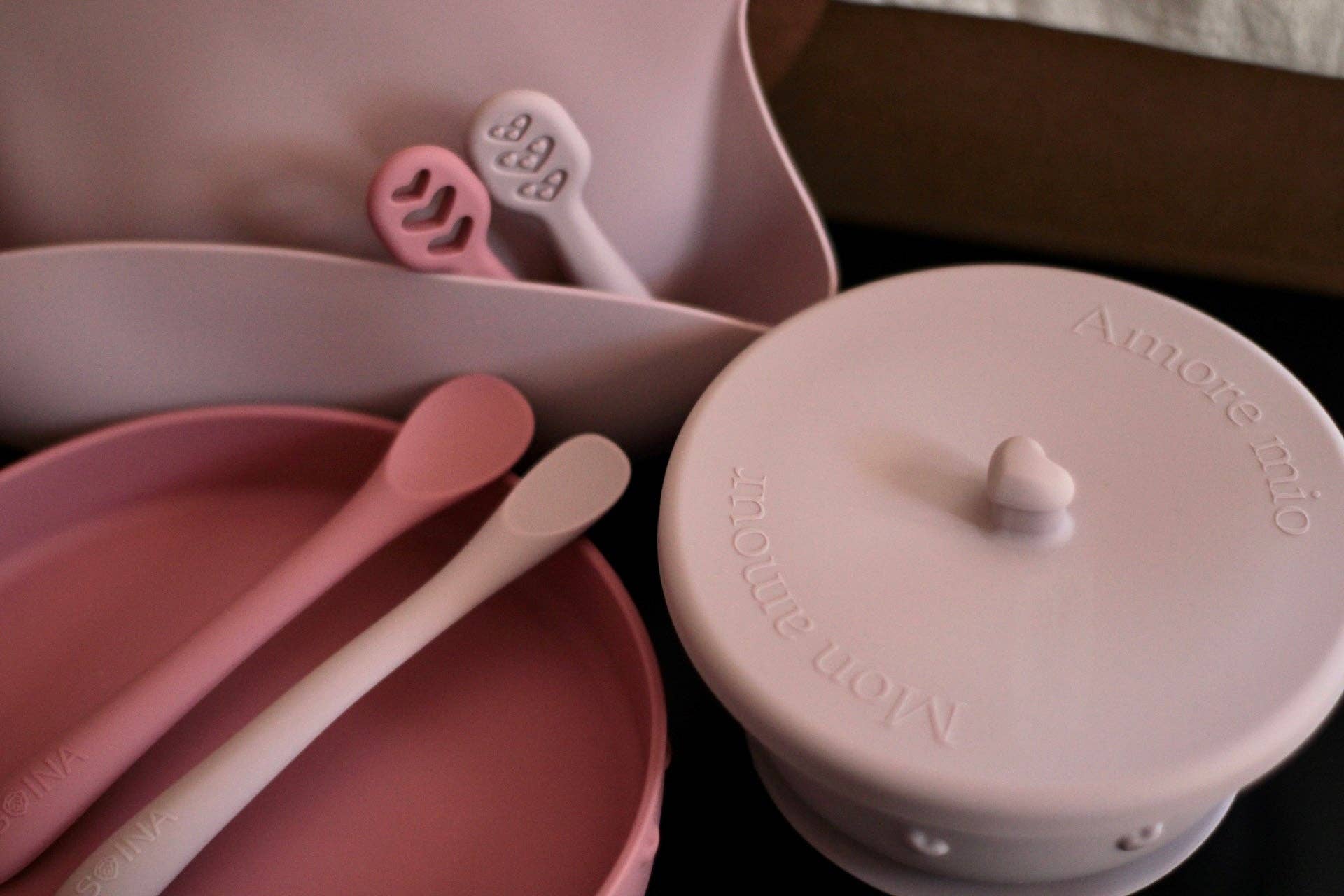 Soina - Wholesale Spoon - Kids & Baby - Pre-spoons (Old Rose/ Taupe)2