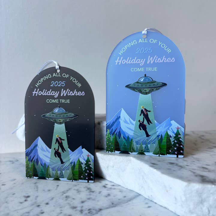 "Beam Him Up" - 2025 Holiday Ornament and other Purchase Wholesale beamo. Free Returns & Net 60 Terms on Faire trending on Faire.