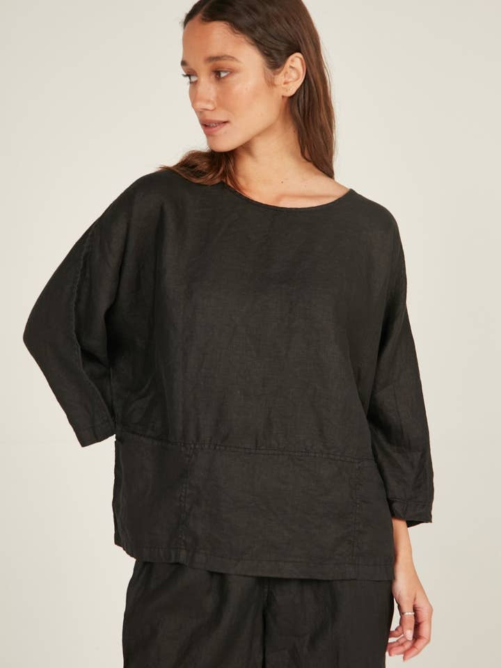 Primness – wholesale T-shirt – women's – CHICHI TOP - NOIR1