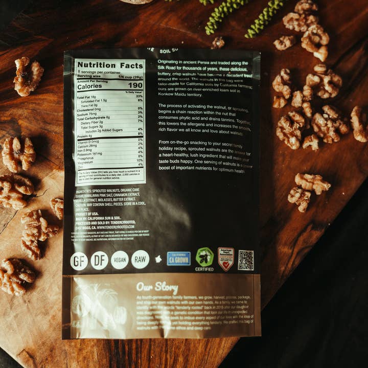 Tenderlyrooted - Wholesale Nuts - 8 oz Cinnamon Roll Bag2