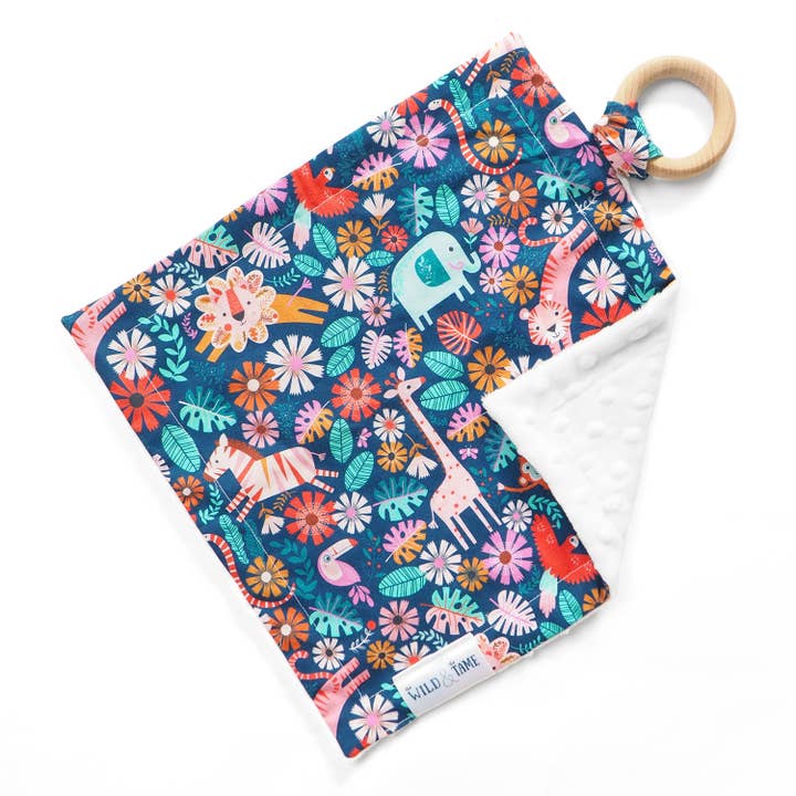 Savannah Shindig Teething Comforter for wholesale by The Wild and the Tame