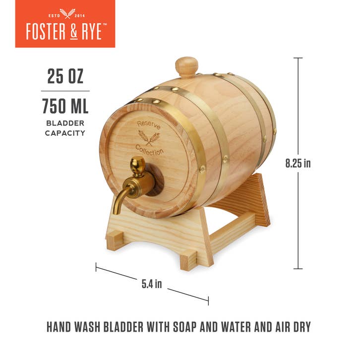 Foster & Rye - Wholesale Drink Dispenser - Whiskey Barrel Drink Dispenser