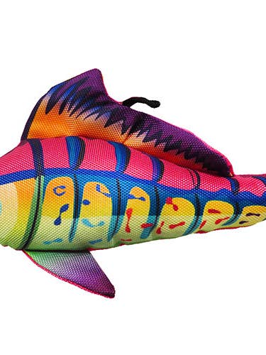 14 Inch Plush Carlie Fish for wholesale by Scoochie Pet Products