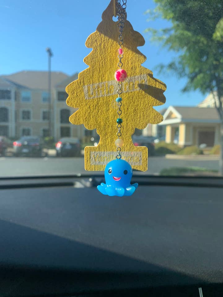 Oswald | Octopus Car Charm | Rearview Mirror Accessory | Car Mirror Companion | Car Decoration | Vehicle Interior Accessory for wholesale by StayTay Store