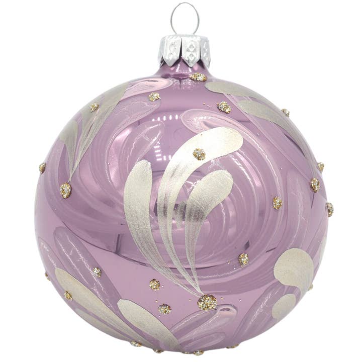 Palla di vetro ANTIGUA - Decorazione natalizia in vetro per la vendita all'ingrosso da parte di Mrs Twinkle