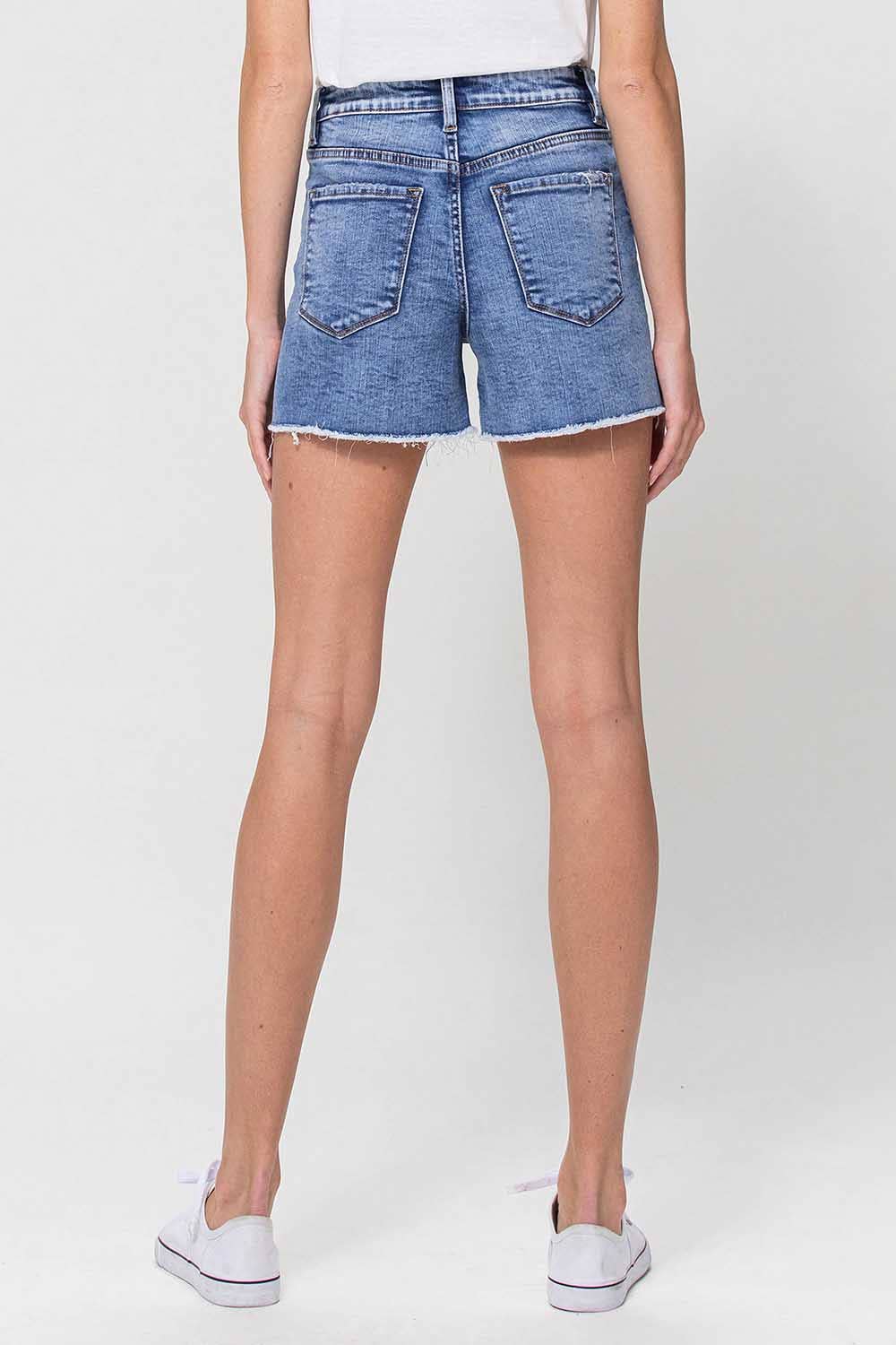 INSTANTANEOUS HIGH RISE STRETCH DENIM SHORTS F4694 for wholesale on Faire5