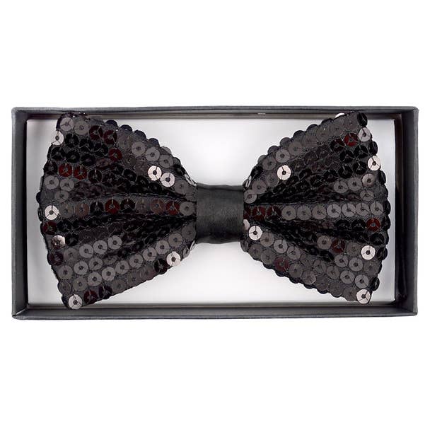 Selini New York - Wholesale Bow Tie - Men's - Men's 2.5" Sparkle Sequin Banded Bow Ties8