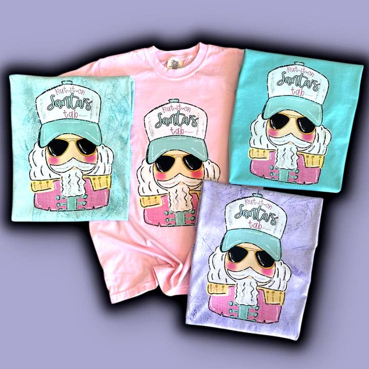 The Lyrical Spirit, LLC - Wholesale T-Shirt (Graphic) - Women's - Put It On Santa's Tab Nutcracker Comfort Colors T-Shirt 0