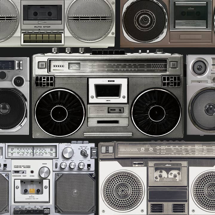 HiFi - Stereo Wallpaper for wholesale by Detroit Wallpaper Co.