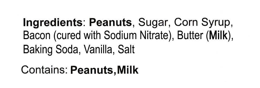 Brittle Brothers – wholesale Brittle – Brittle Brothers Bacon Peanut Brittle SHIPPER - 5 oz. Bags9