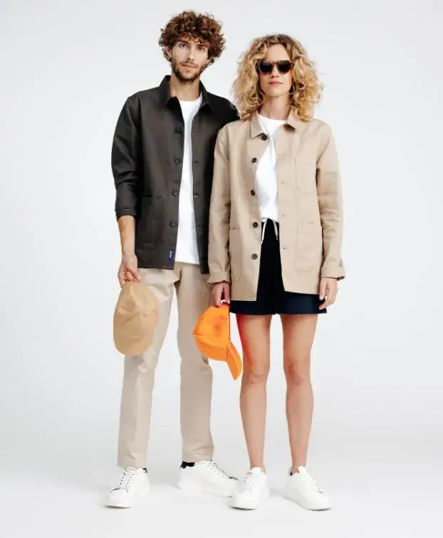 Valéry beige work jacket for wholesale on Faire1