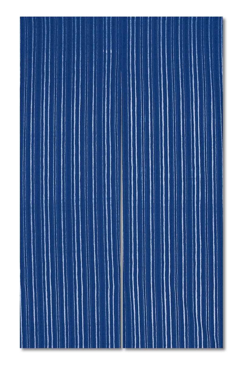 KOTO - Wholesale Curtain - Y Aizome Noren (Japanese Style Door Curtain)－stripe1