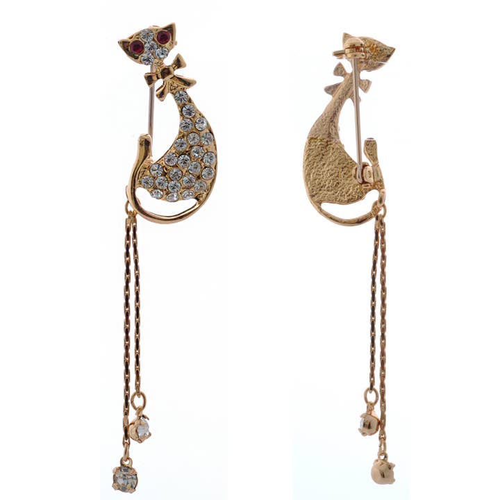 Wedding Rhinestone Holiday Brooch Pin Jewelry for wholesale by Cool Crystals