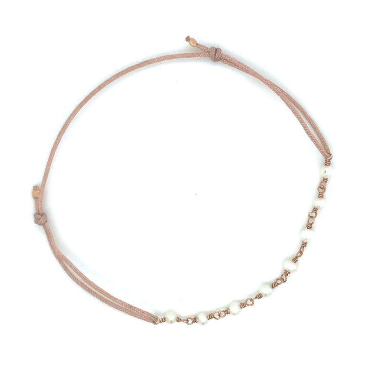 bracelet pearl necklace for wholesale by Lou Marie