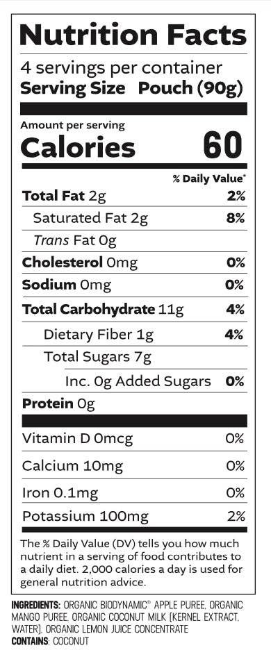 White Leaf Provisions - Wholesale Fruit Snacks - Regeneratively Farmed® Apple + Mango + Coconut Sauce7