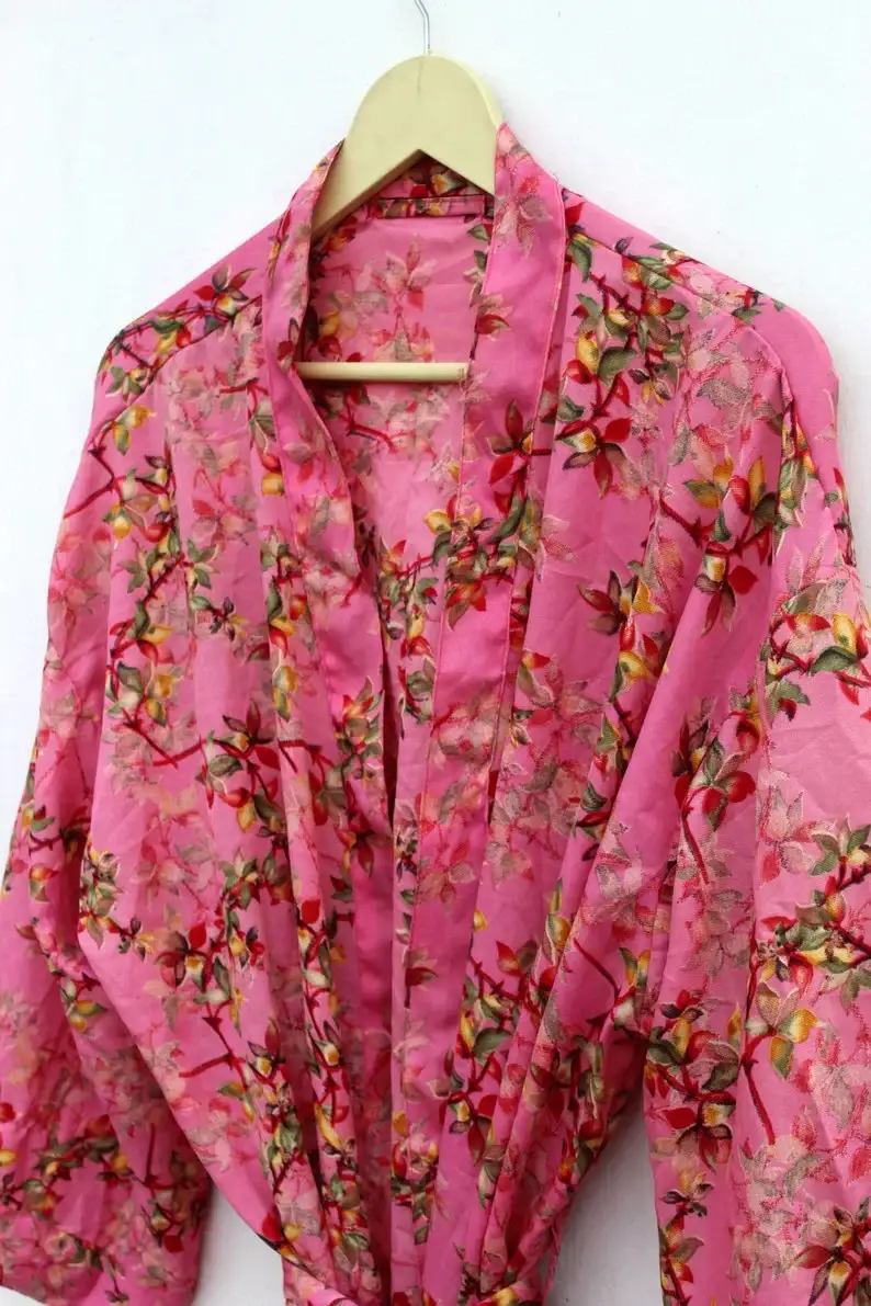 GYPSY STUDIO – wholesale Kimono – Women's – Indian Silk Kimono Crepe Silk Kimono Sari Kimono Festival 7