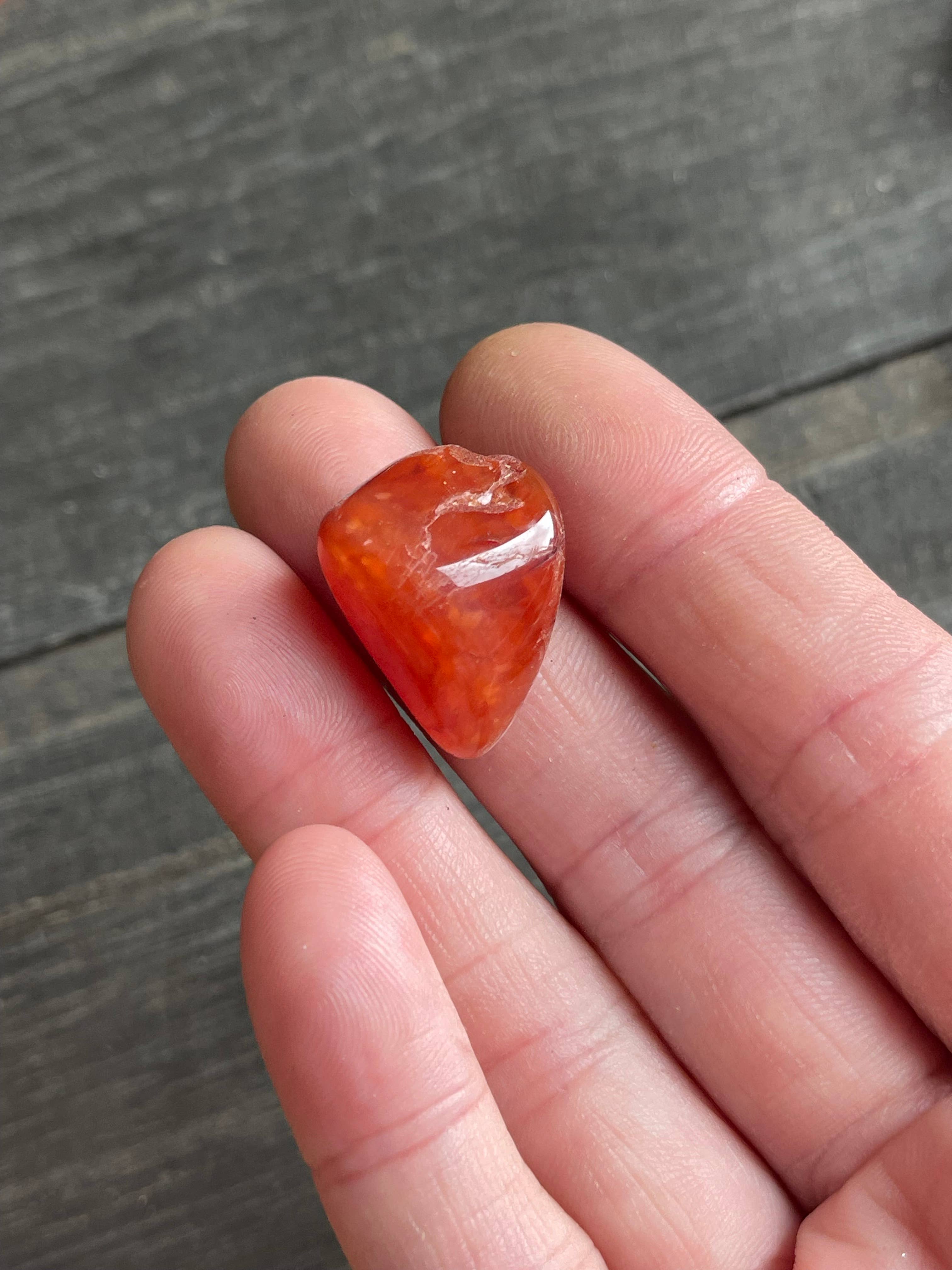 Tumbledshop - Wholesale Spiritual Stone/Crystal - Carnelian Tumbled Stones, You Choose8