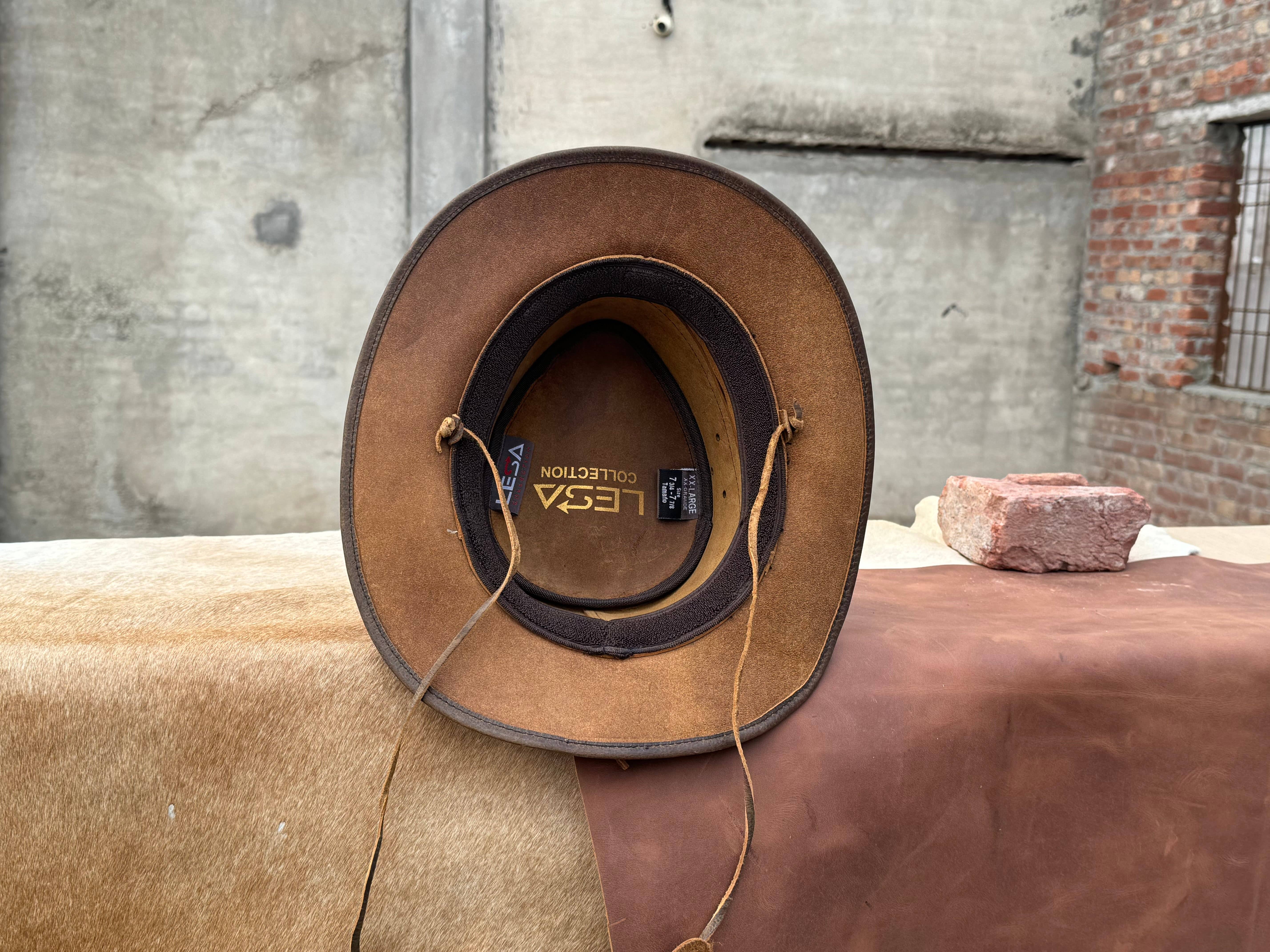 Lesa collection inc - Wholesale Cowboy Hat - Unisex - Norwich Leather Cowboy Hat Western style6