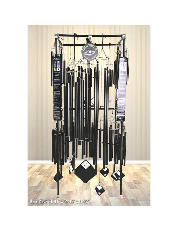 MUSIC OF THE SPHERES, INC - Wholesale Retailer Display Stand/Case - BASS DISPLAY RACK