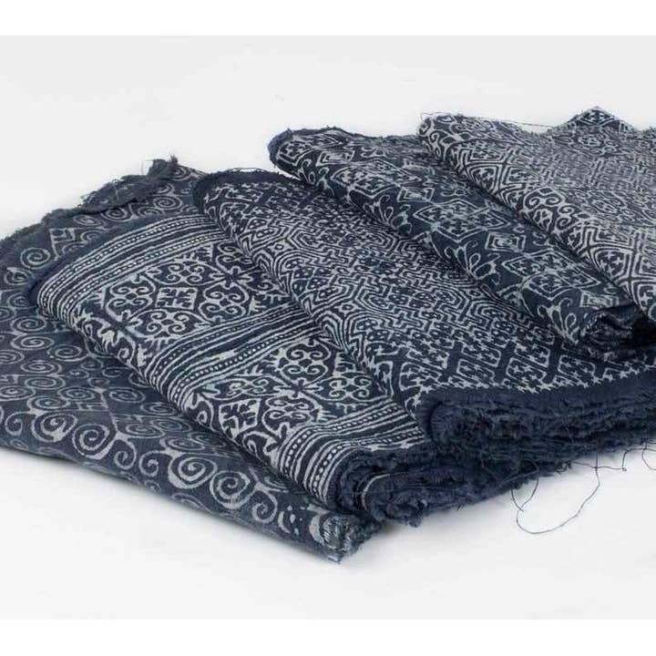 Lumily - Wholesale Clutch bag – women's - Oasis Hmong Batik Indigo Clutch - Thailand7