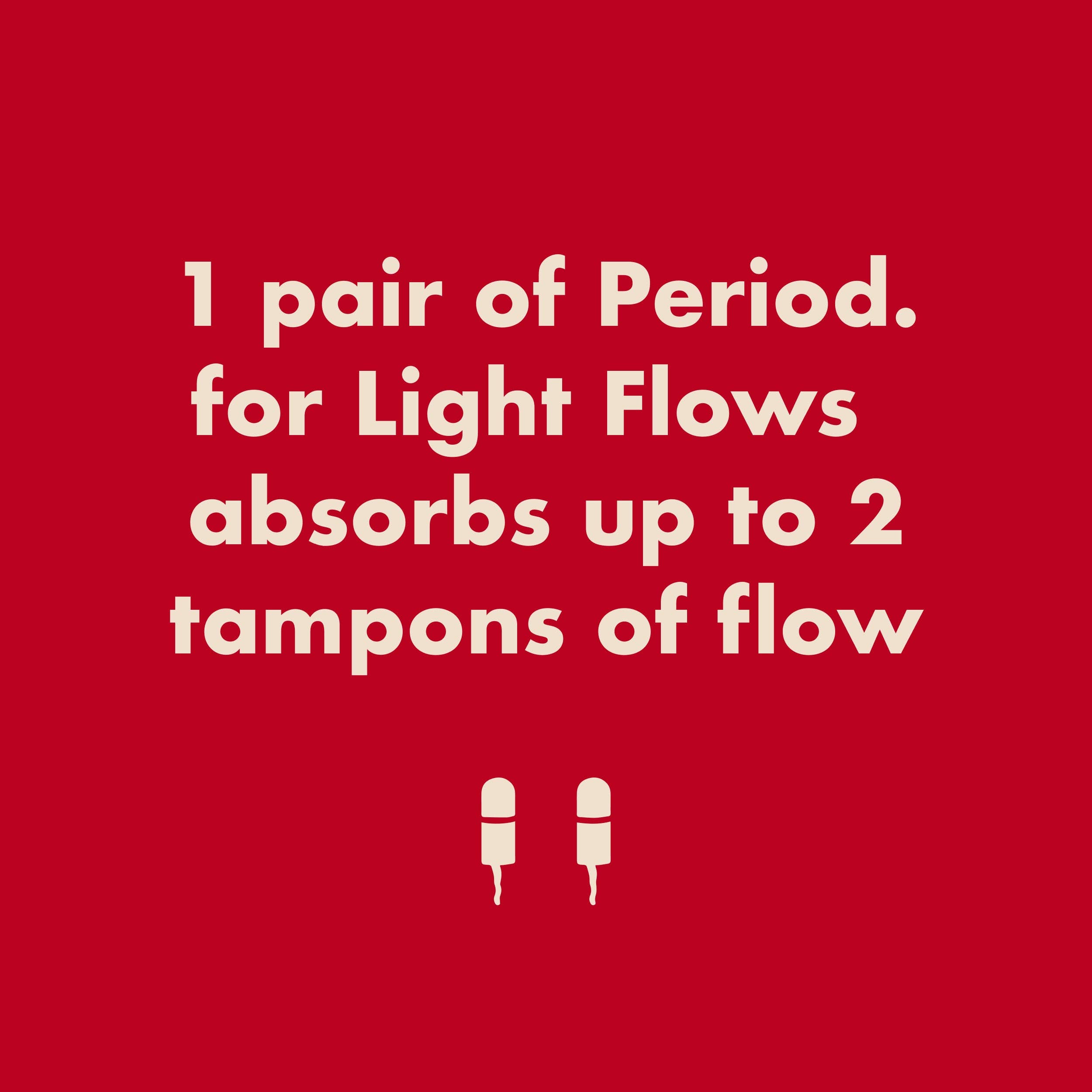 The Thong Period. in Sporty Stretch - Single Boxed Unit for wholesale on Faire12