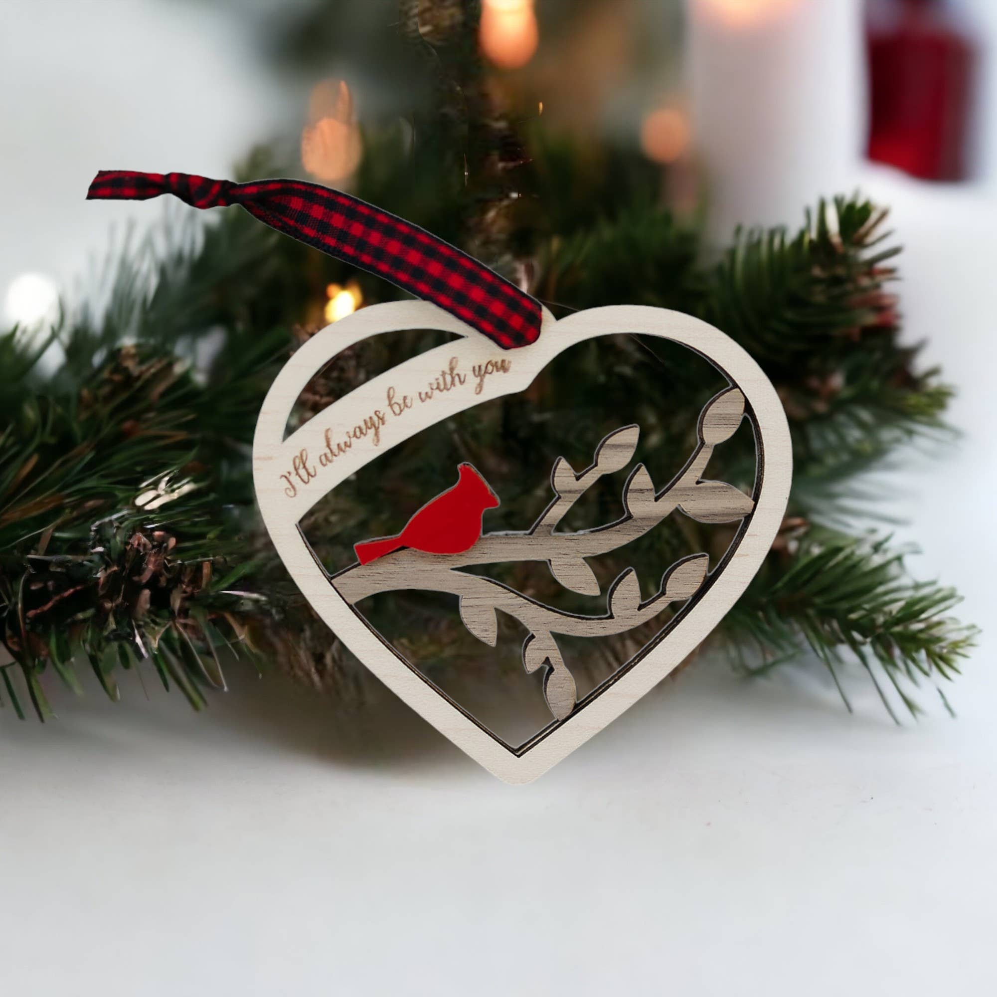 Woodlander Workshop - Wholesale Ornament - I am Always With You Christmas Holiday Ornament1