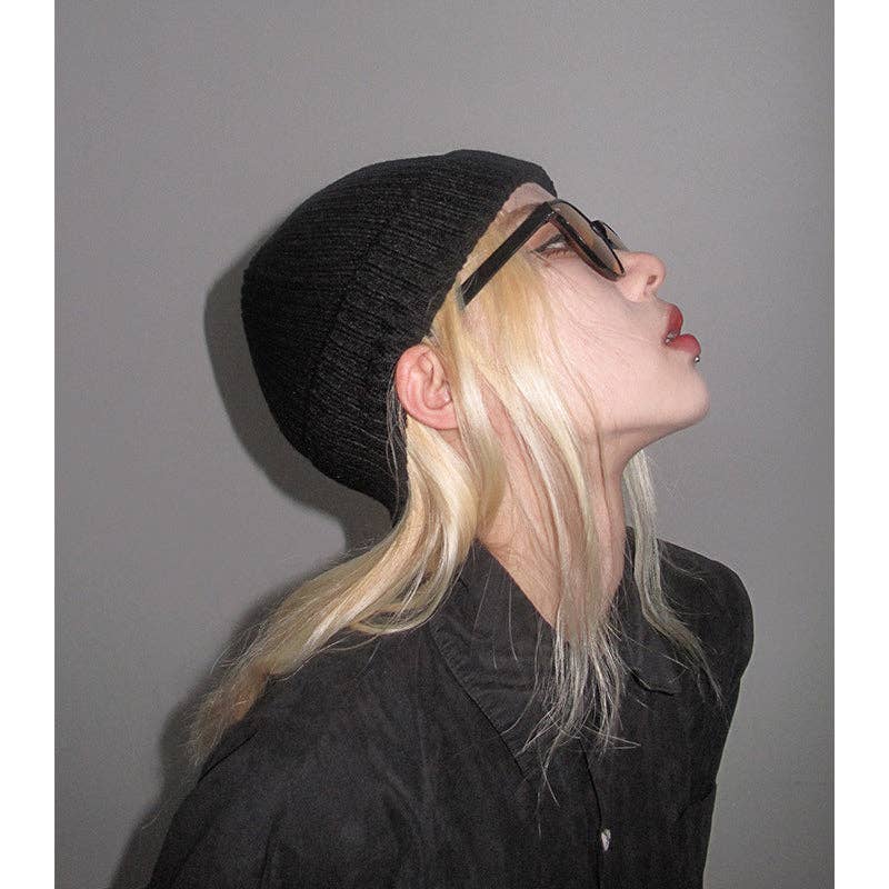 Funkyrel® Atzbranding Limited - Vente Bonnet – femme - Haila - Bonnet tricoté uni en acrylique22