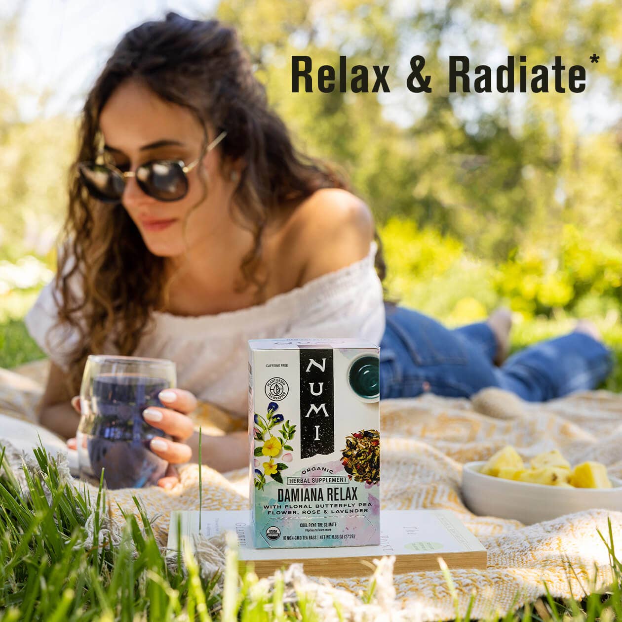 Numi Tea - Vente Thés santé/détox - Damiana Relax (6 boîtes de 18 unités)4
