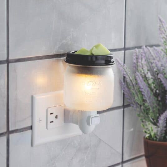 Heavenly Scents - Wholesale Fragrance Warmer - 'Glass Mason Jar' - Pluggable1