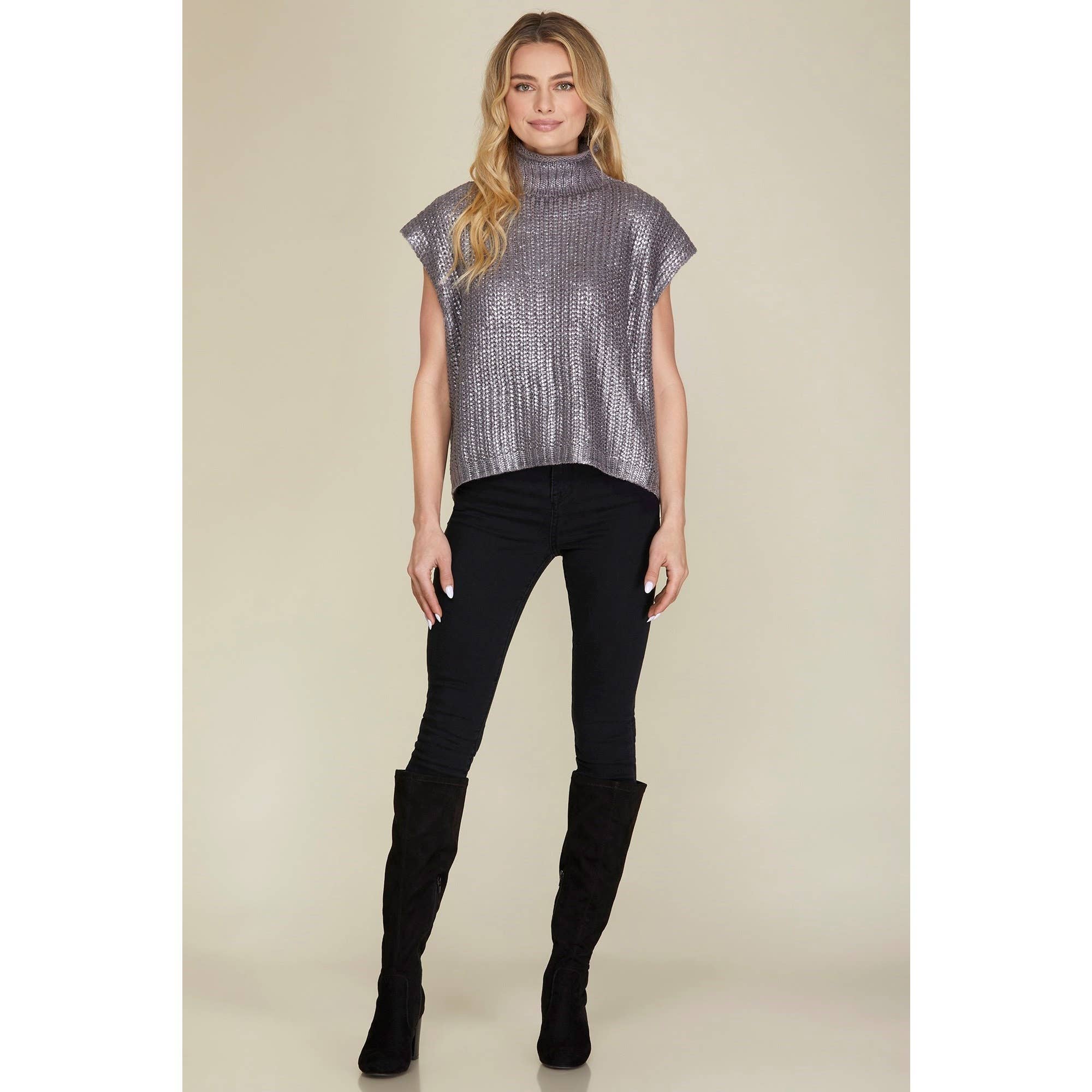 STYLE USA - Venta al por mayor Túnica - Mujer - TOP TIPO JERSEY METALIZADO8