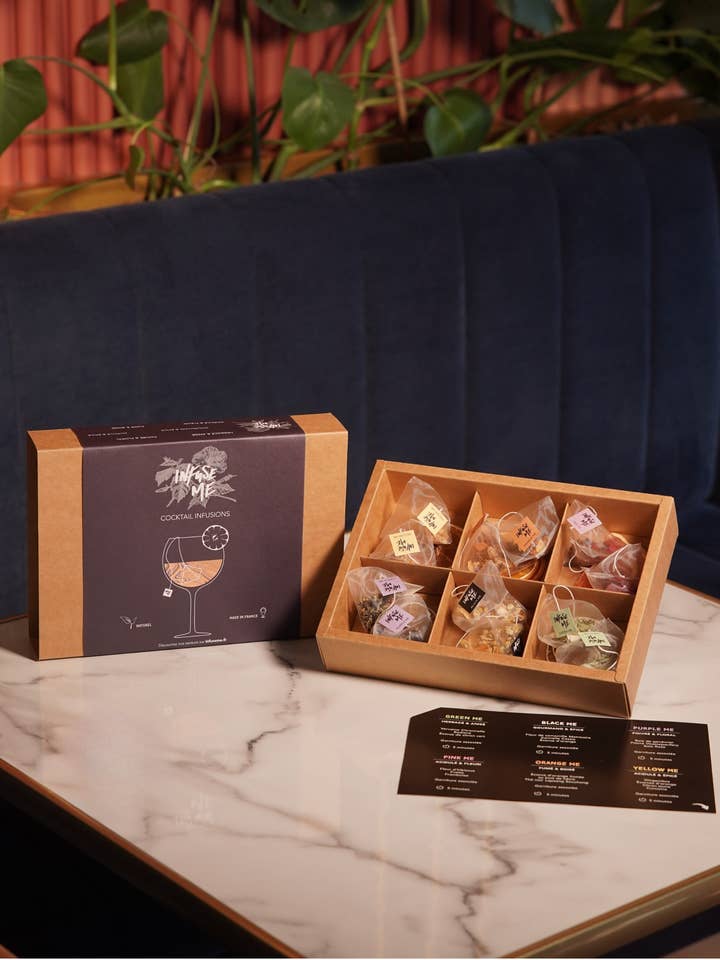 Entdeckerbox für Cocktails & Mocktails für den Großhandel von Infuse Me