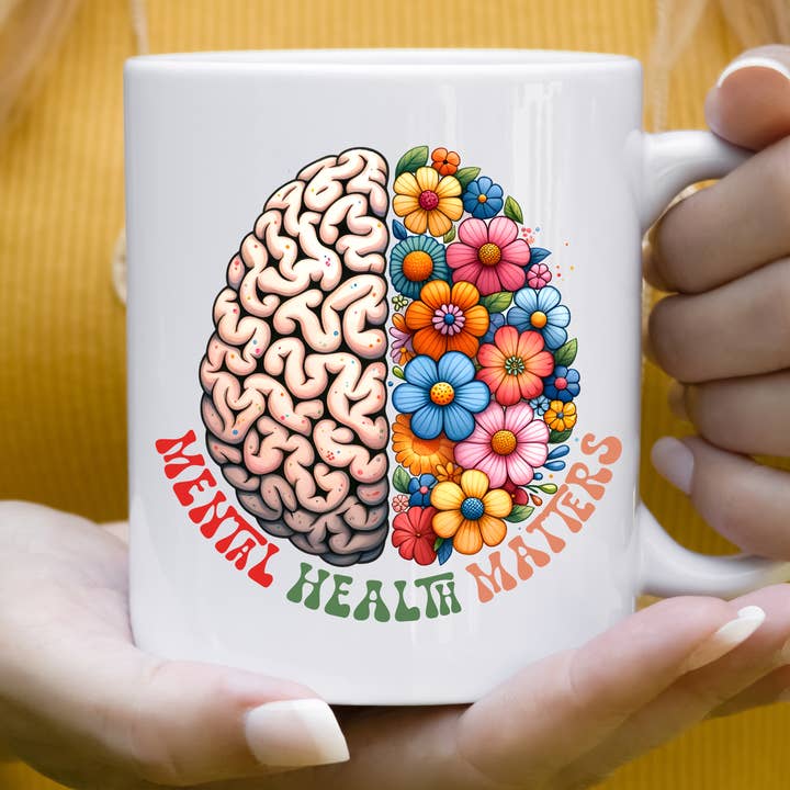 Mug Mental Health Matters pour la vente par Hello Gorgeous Mugs