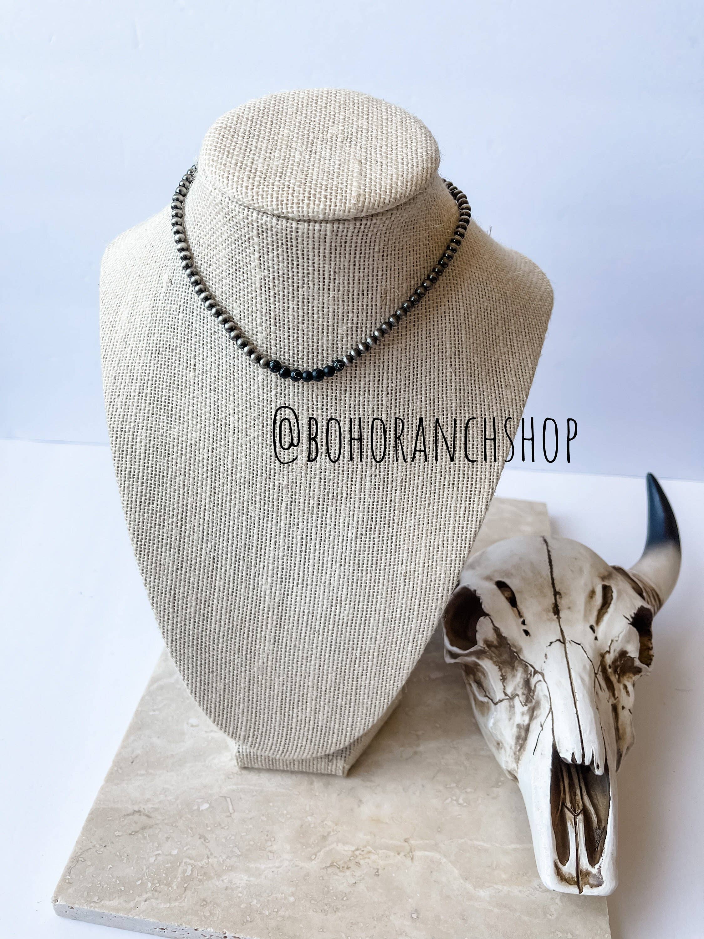 Boho Ranch Shop - Wholesale Choker/Collar - Western Navajo Bead Choker Necklace8