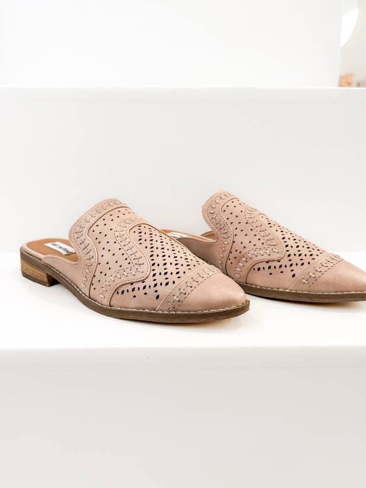 Piyal Mule in Blush for wholesale by Naughty Monkey Open Pack
