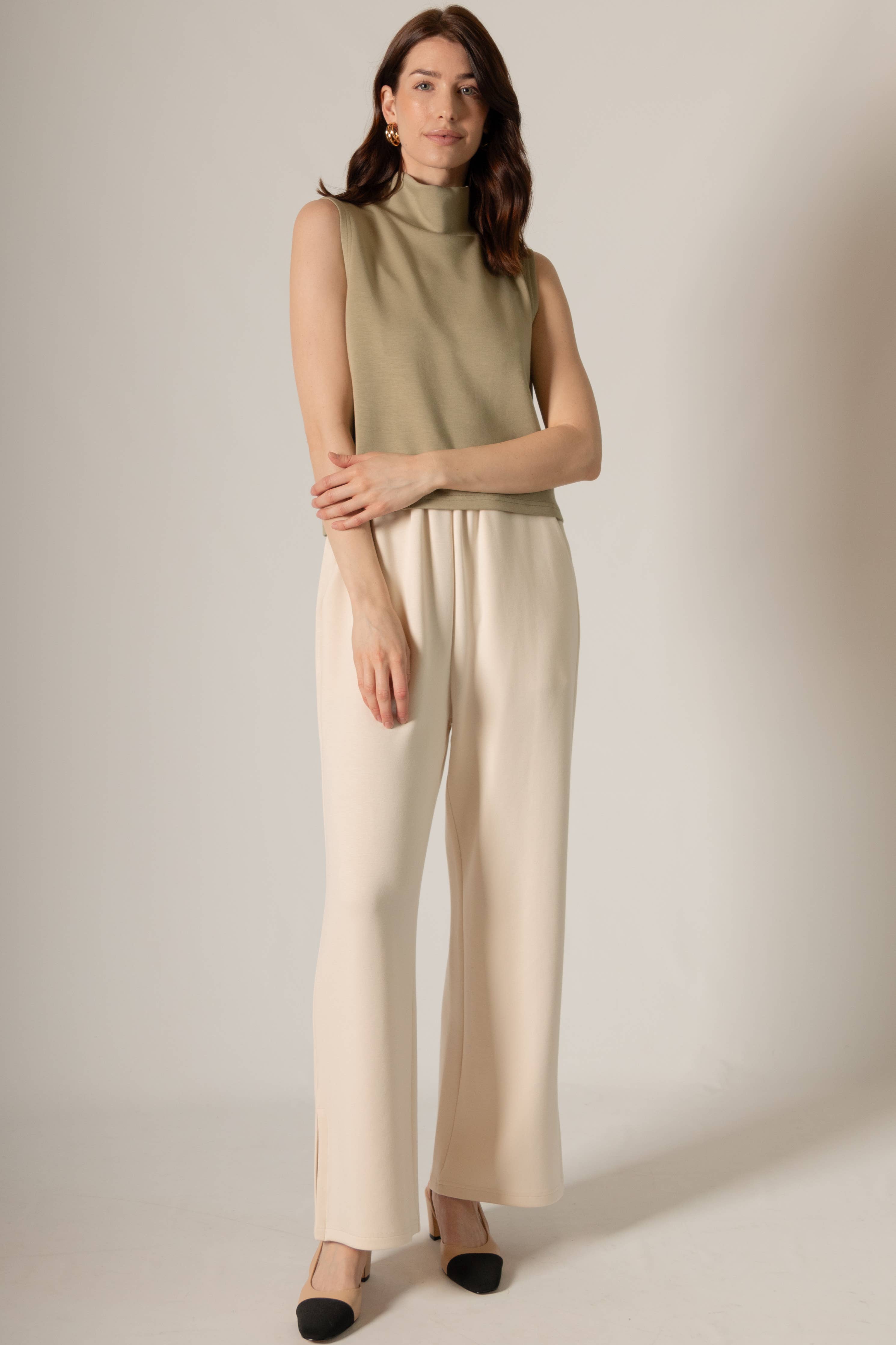 P. CILL - Wholesale Knit Top - Women's - P. CILL Butter Modal Cowl Neck Sleeveless Top10