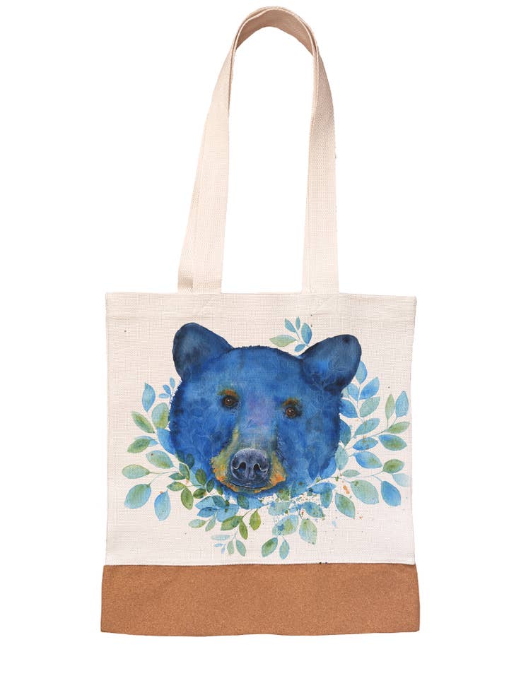 Bolso de Lino/Lona - Bluebeary - Oso Arándano para venta al por mayor de Oladesign