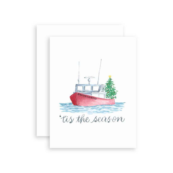 Grußkarte „Es ist die Jahreszeit“ für den Großhandel von Lexi Mayde