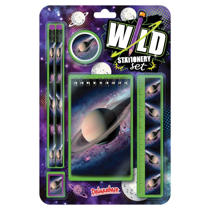 Deluxebase - Wholesale Stationery/Notecard Set - Wild Stationery Set - Saturn
