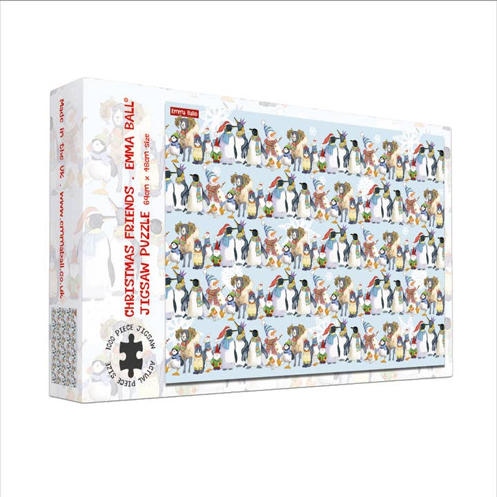 Christmas Friends 1000 Piece Boxed Jigsaw for wholesale by Emma Ball Ltd