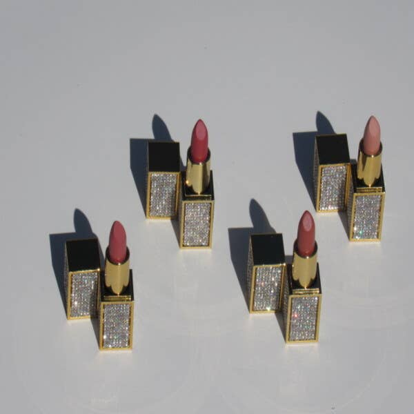 Elise Pink - Wholesale Lipstick - Glamour Lipstick "Viral" with Rhinestones4