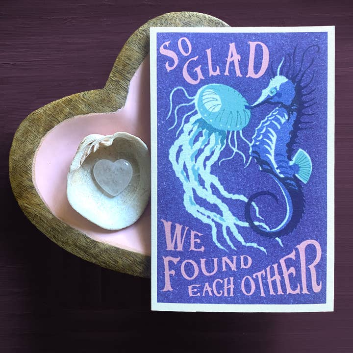 A Zillion Dollars - Vente Cartes de Saint-Valentin - Tellement heureux de nous être trouvés ; Carte romantique amusante ; Saint-Valentin4