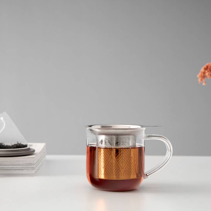 Viva | Espro | Liiton - Wholesale Coffee Mug - Minimaâ„¢ Eva Glass Mug & Porcelain Lid w/ Infuser