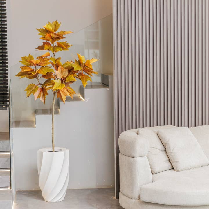 Vintage Home - Wholesale Artificial Plant - 67.6'' Artificial Maple Leaf tree in a planter4
