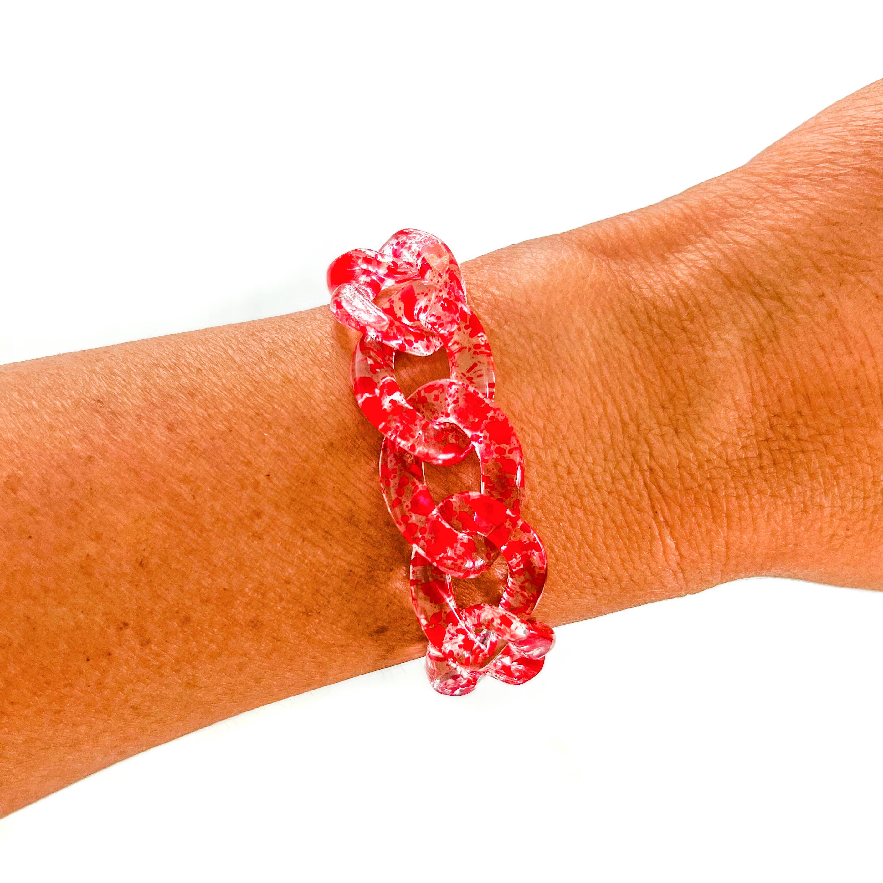 Savvy Bling - Wholesale Link & Chain Bracelet - All Chunky Acrylic Chain Link Bracelet44