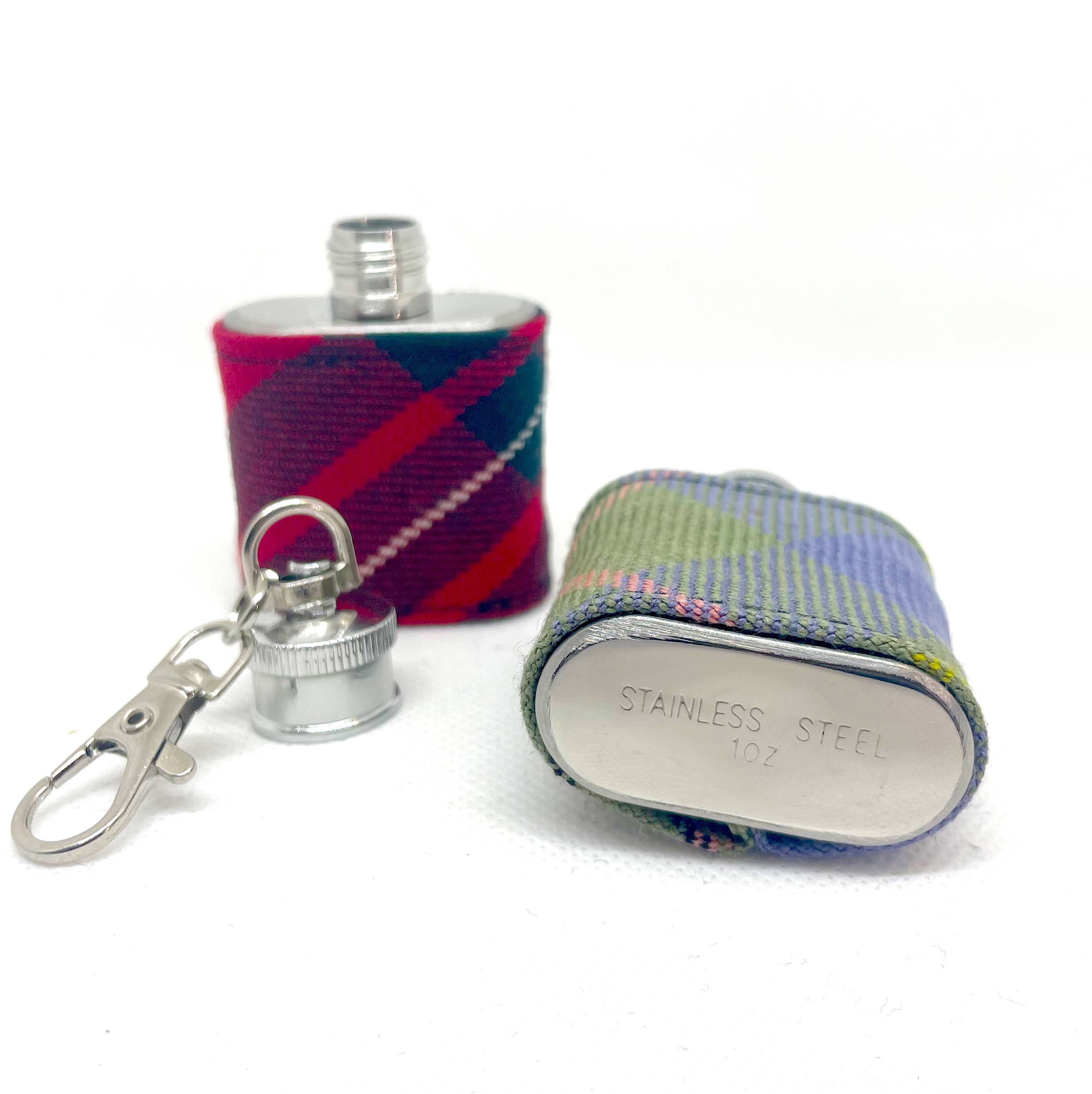 The Edinburgh Bow Tie Co. - Wholesale Flask - Mini Tartan Hip Flask1