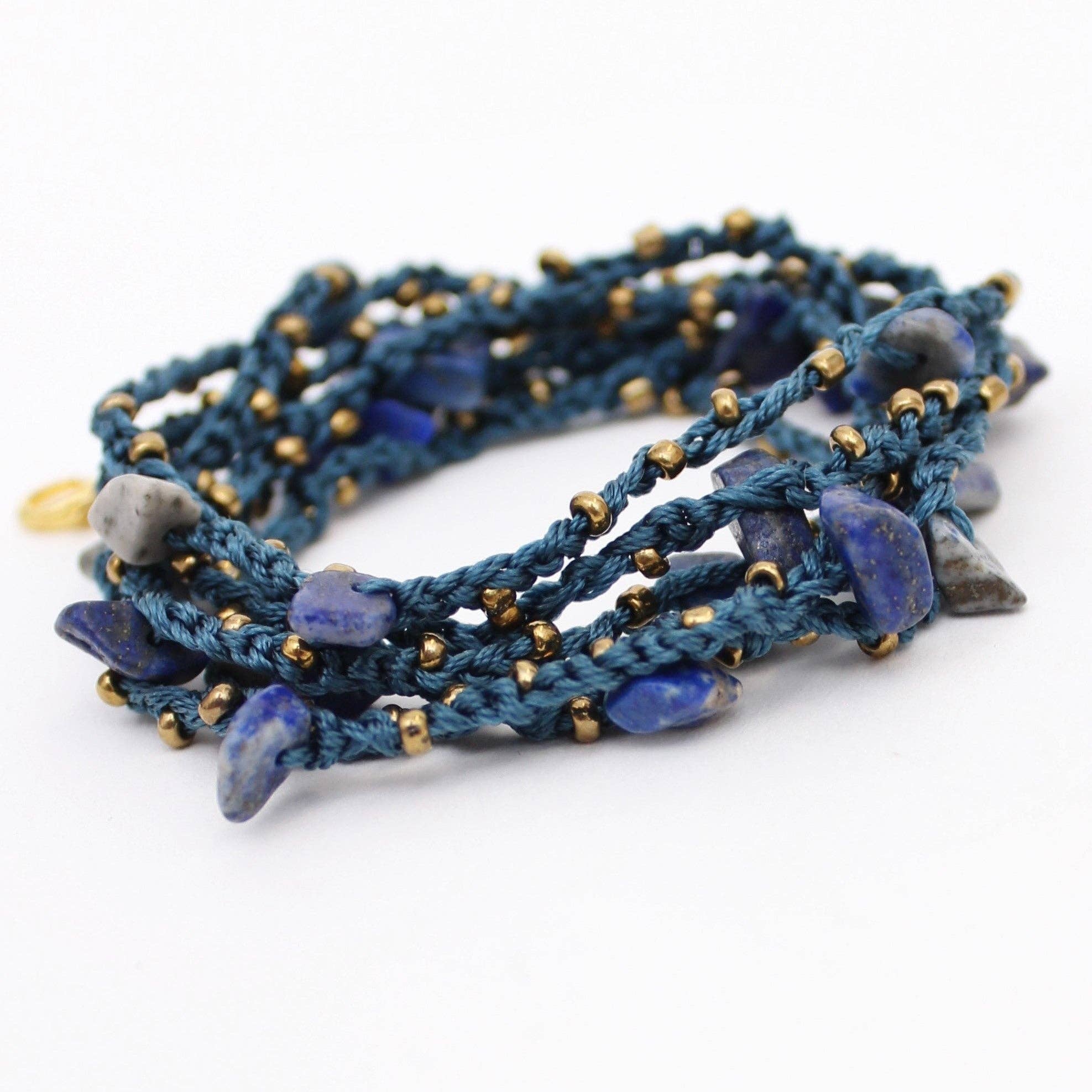 Bali Queen - Wholesale Sunglasses/Eyeglasses Strap - Women's - Woven Gemstone Eyeglass/Mask Chain2