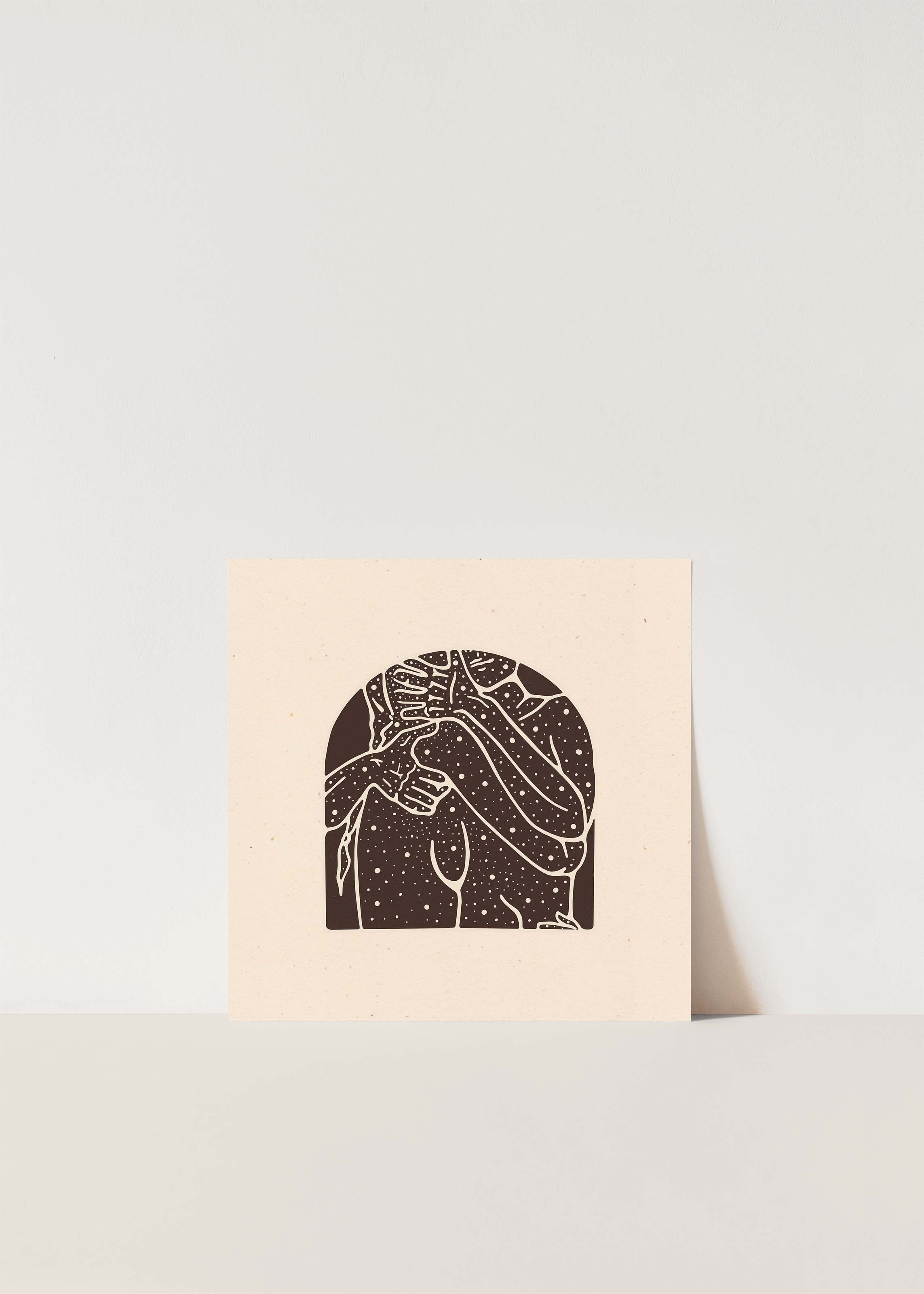 Mid Tide Design - Vendita all'ingrosso Stampa artistica - Stelle Intrecciate | Stampa d'Arte Romantica1