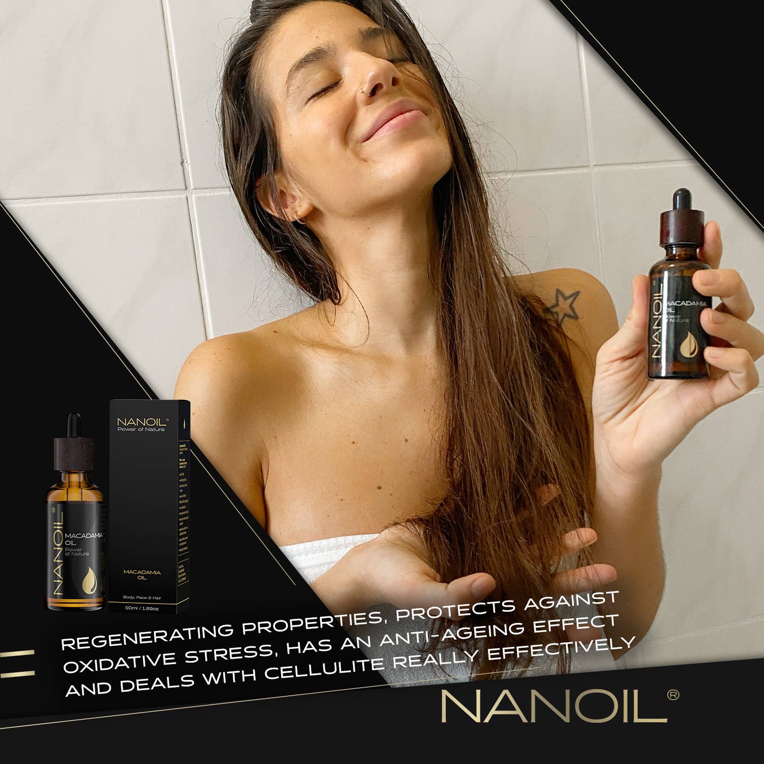 Everett Cosmetics - Wholesale Bath/Body Oil - Nanoil Macadamia Oil-Organic, Cold-Pressed and Unrefined3